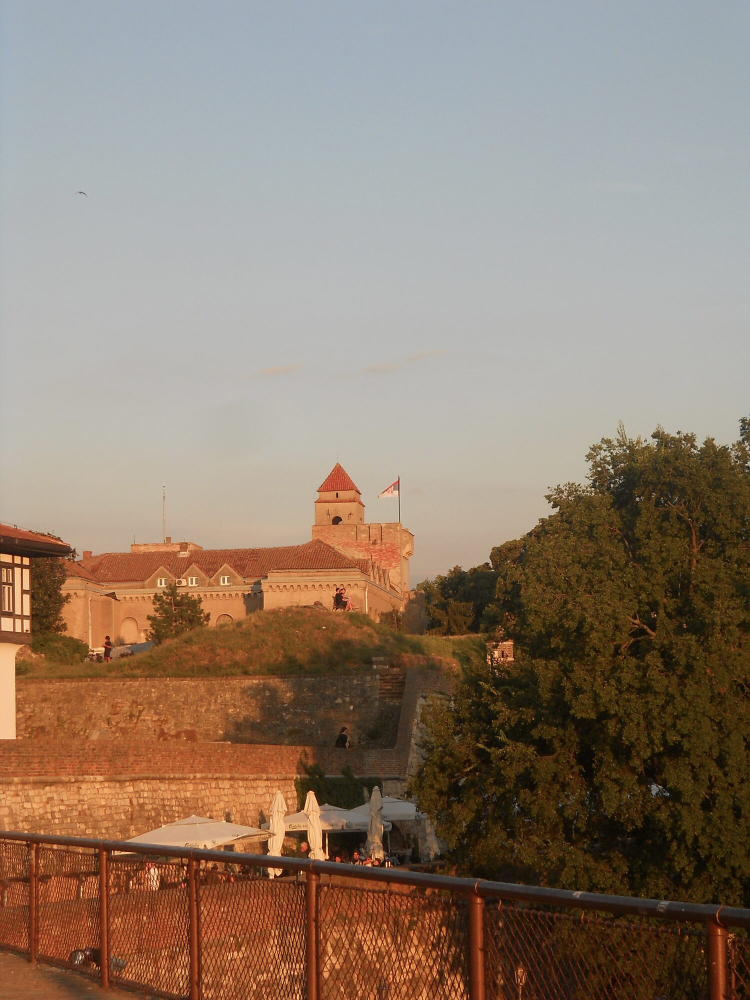 Fortress at golden hour